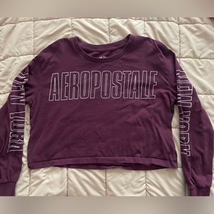 Aéropostale Cropped Long Sleeve Tee size Large